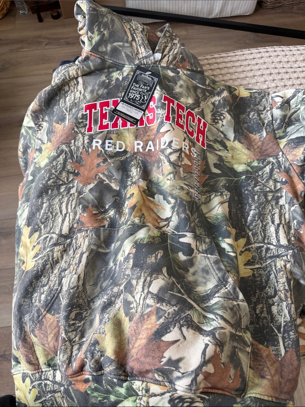 Camo Texas Tech Hoodie